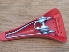 SELLE de VELO rouge BMX san marco ITALY SADDLE SEAT RED Raleigh GT HARO Peugeot