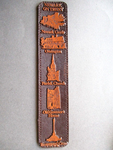Leather bookmark newark - leather, on