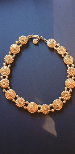 Collier lanvin metal dore - metal,