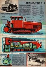 1962 DOCUMENT (ref CG  2)  CHASSE NEIGE A FRAISE  PETER  par TAVARD