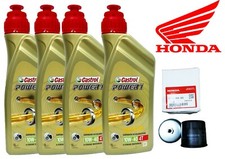 Entretien Honda CBF S 600 2004 2007 Castrol 10W40 Filtre à Huile avec Clé