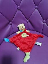Doudou Plat Winnie Rouge Disney Baby tbe