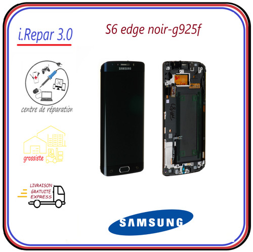 Ecran origine edge noir - s6,