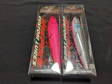 Lot de 2 pièces Evergreen Amazon 160 mm 43 g rose mat orange ventre rose Inakko