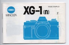 Minolta XG-1(n) mode d'emploi
