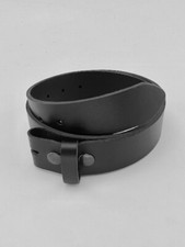 Ceinture Homme pressions.  4 cm / cuir de vachette