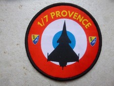 Patch Rafale Escadron de Chasse 1/7 Provence satin Armée de L'Air SPA 15