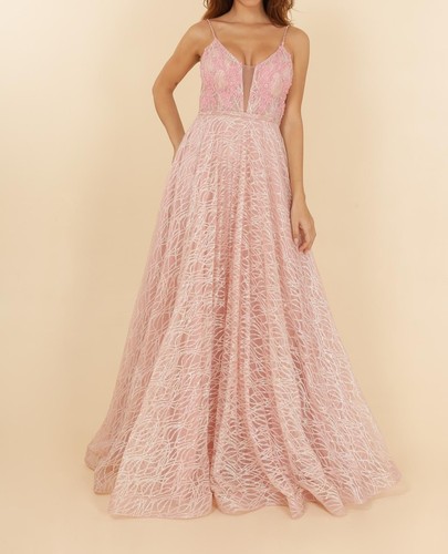 Robe soirée rose - de,