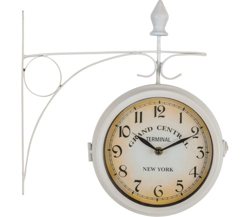 Horloge gare vintage double - horloge,
