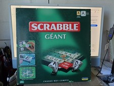 Scrabble Geant Fr Mattel - plateau géant alvéolé ..