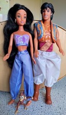 POUPÉES DISNEY ALADDIN JASMINE ET ABU SIMBA TOYS