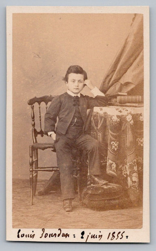 Cdv 1860 louis jourdan - cdv,
