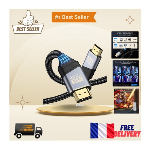 Câble hdmi haute vitesse - hdmi, 2.1