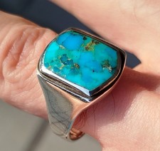50g bague turquoise - turquoise, homme