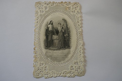 Canivet ancien image pieuse - canivet,