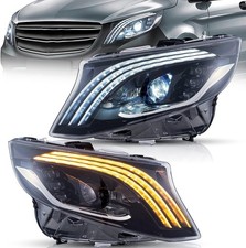 2 feux phare avant full led pour MERCEDES classe V et VITO w447 de 03/2014-2024