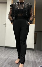 Combinaison Noire transparente