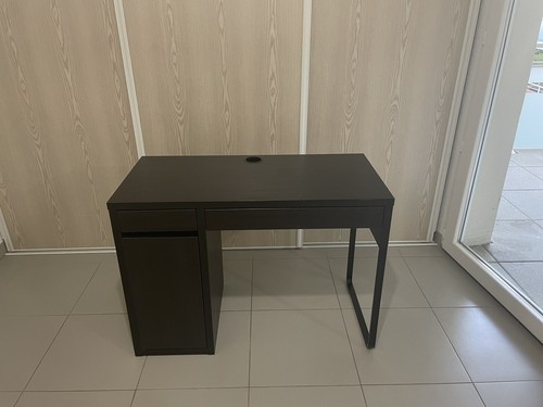 Bureau noir ikea - bureau,