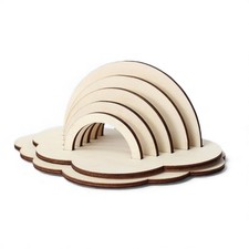 Kit d’assemblage Craft & Diy arc-en-ciel 10-15 cm bois Neuf