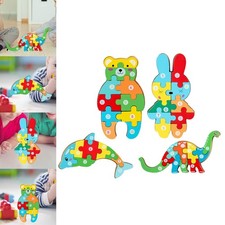 3D Animal Shapes Jigsaw