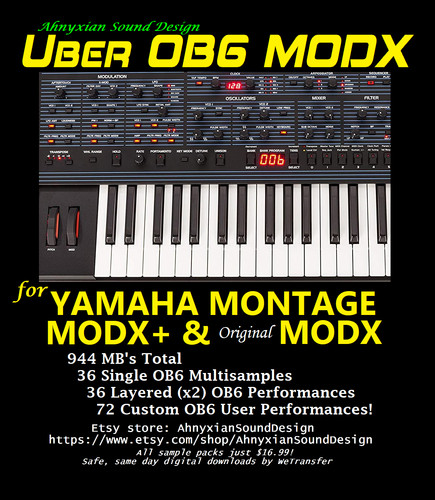 Yamaha montage modx new sounds - new,