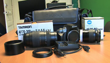 Appareil photo SONY reflex Alpha 380 avec deux objectifs
