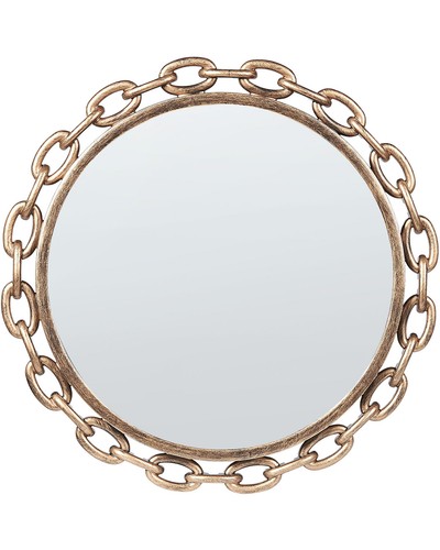 Miroir mural rond suspendre - miroir,