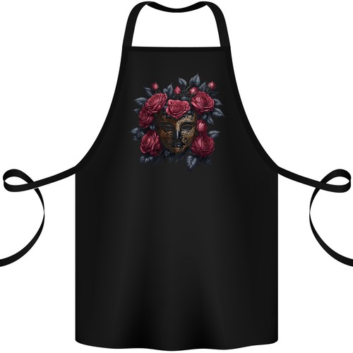 Chinois masque avec roses - a,