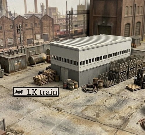 Train kit hangar industriel - hangar,