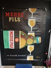 AFFICHE  BIERE MEUSE VILLEMOT