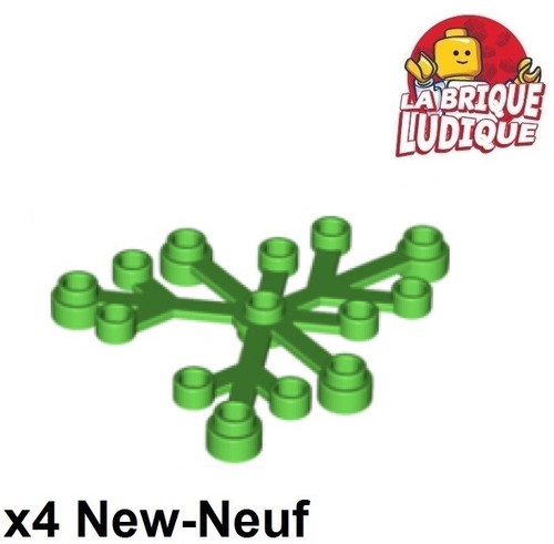 Lego fleur feuille plant - 4x,