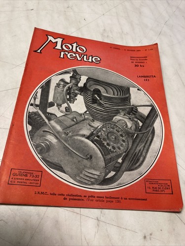 Magazine moto revue 1124 - moto, 1953