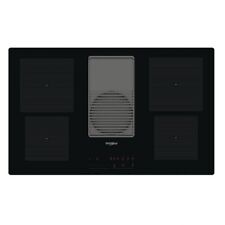 WHIRLPOOL WVH 92 K Plaque De Cuisson À Induction 4 Zones Hotte Intégrée Noire