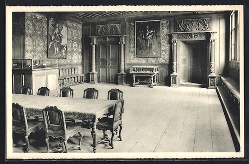Cpa furnes salle retraite - furnes,, de