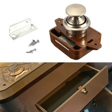 Bouton de verrouillage caravane ABS marron pour pièces détachées yacht fiable