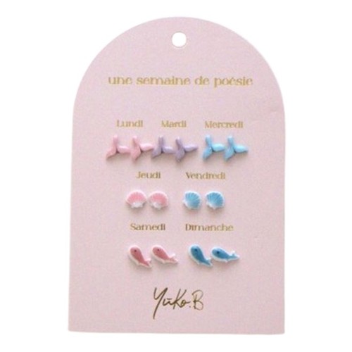 Paires boucles oreilles - 7, d’oreilles