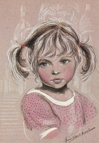 Cpa illustrateur marie - cpa.,