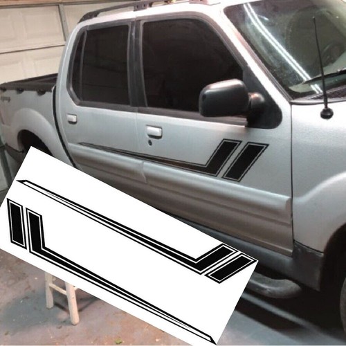 2pcs black decal car - black, body