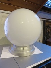 Ancien plafonnier globe verre