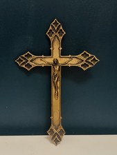 Crucifix en bronze ancien -