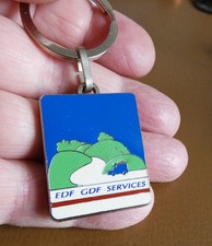 Porte clé métal EDF GDF