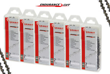6x Granit Chaînes de Scie Husqvarna 246 254 257 340 345 346 350 353 Chaîne