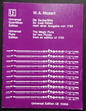 § album partition MOZART la flûte enchantée pour deux flûtes