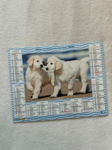 Calendrier oller almanach - calendrier,