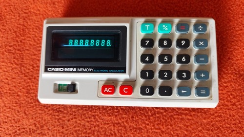 Calculatrice vintage casio - calculatrice,