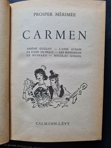 Carmen prosper mérimée - carmen, |