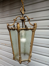 Importante lanterne en bronze de style Louis XVI en état de marche - 2,7 kg !