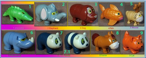 Kinder surprise animals 2008 - kinder,
