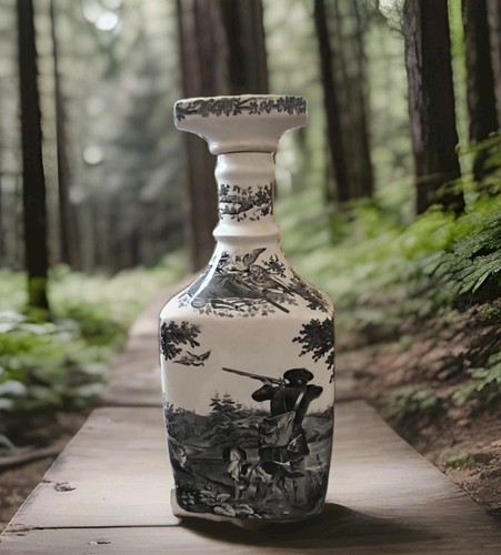 Carafe liqueur en faïence - carafe,
