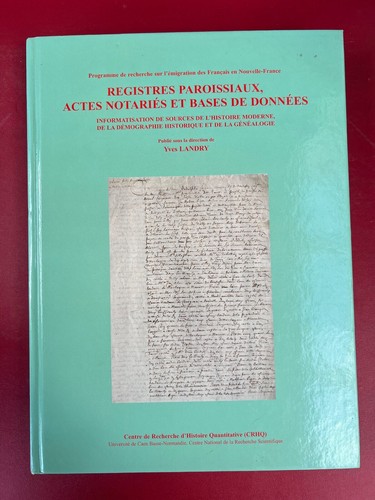Livre registre paroissiaux - livre, "registre